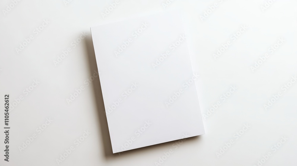 Elegant blank half-folded brochure mockup with clean textures, isolated on a bright white canvas, Elegant blank half-folded brochure mockup with clean textures, isolated on a bright white canvas,