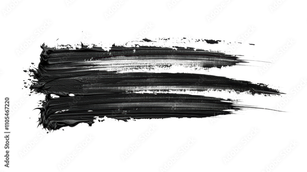 Charcoal black brush stroke Charcoal black brush stroke
