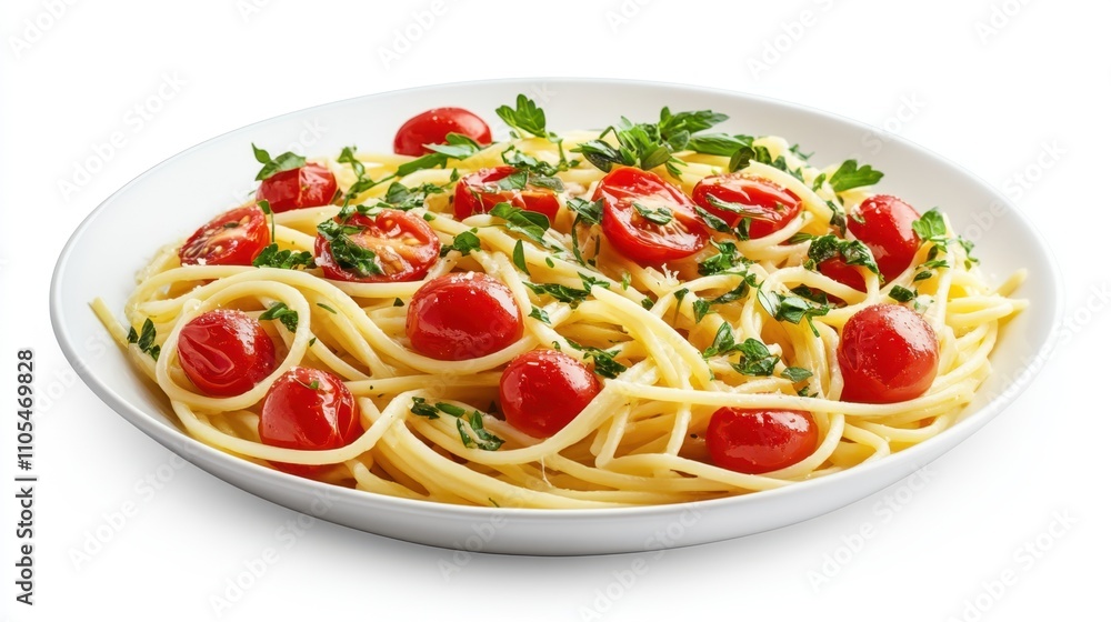 The Pasta with Cherry Tomatoes The Pasta with Cherry Tomatoes