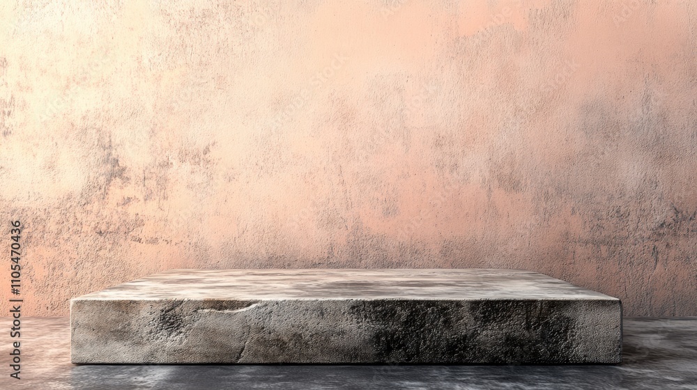 Stone Platform & Wall. Stone Platform & Wall.