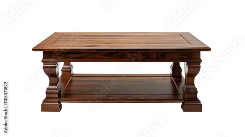 offee table, wooden, stained photo