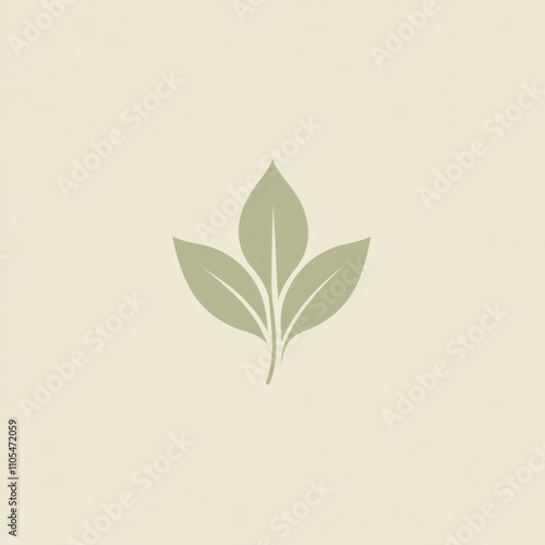 Sustainable Growth Emblem with Elegant Bodoni Typography photo