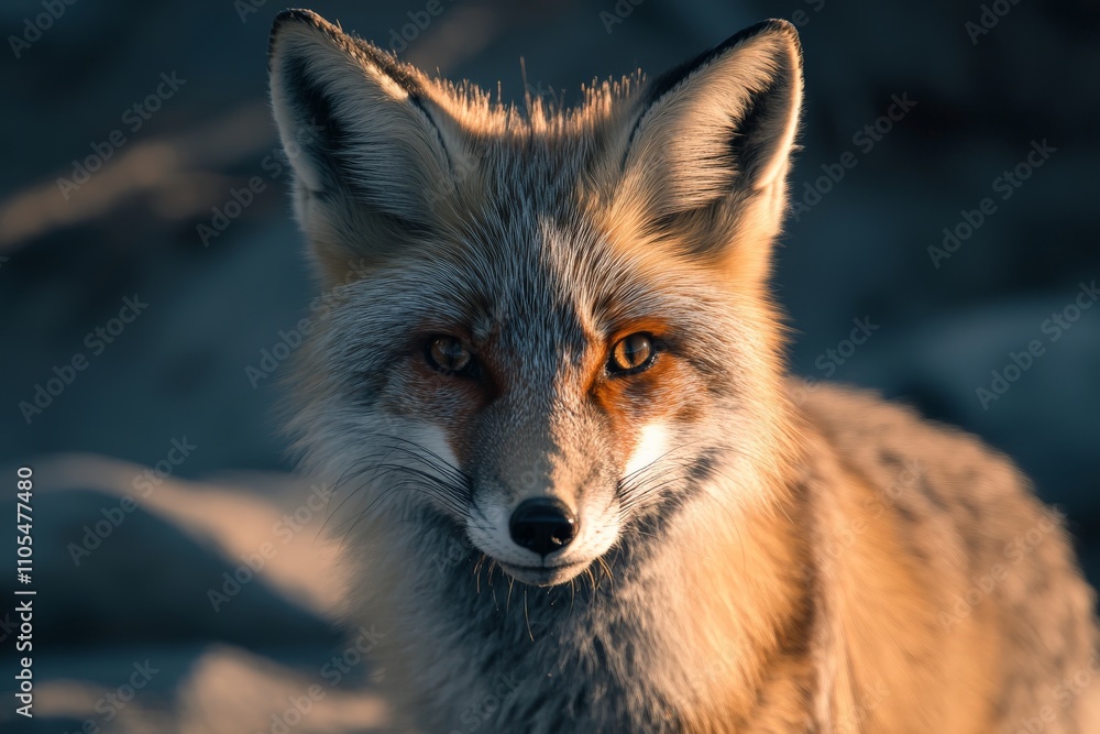 A fox with striking eyes stares intensely at the camera, surrounded by a natural backdrop, highlighting the wild beauty and enigmatic presence of this creature. A fox with striking eyes stares intensely at the camera, surrounded by a natural backdrop, highlighting the wild beauty and enigmatic presence of this creature.