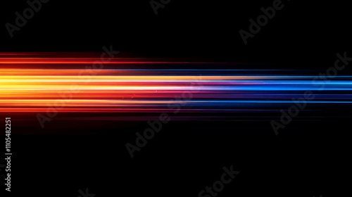 Rotating dynamic neon circle. Colored shiny sparks of spiral wave. Curved bright speed line swirls. Abstract vector illustration background rotational border lines.
