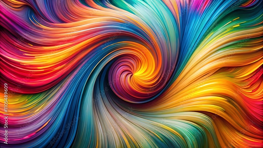 Abstract Swirling Vibrant Hues A Kaleidoscope of Color and Motion Abstract Swirling Vibrant Hues A Kaleidoscope of Color and Motion