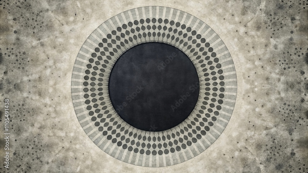 Abstract Circular Design with Grunge Texture and Central Empty Space Ideal for Branding or Presentation Abstract Circular Design with Grunge Texture and Central Empty Space Ideal for Branding or Presentation