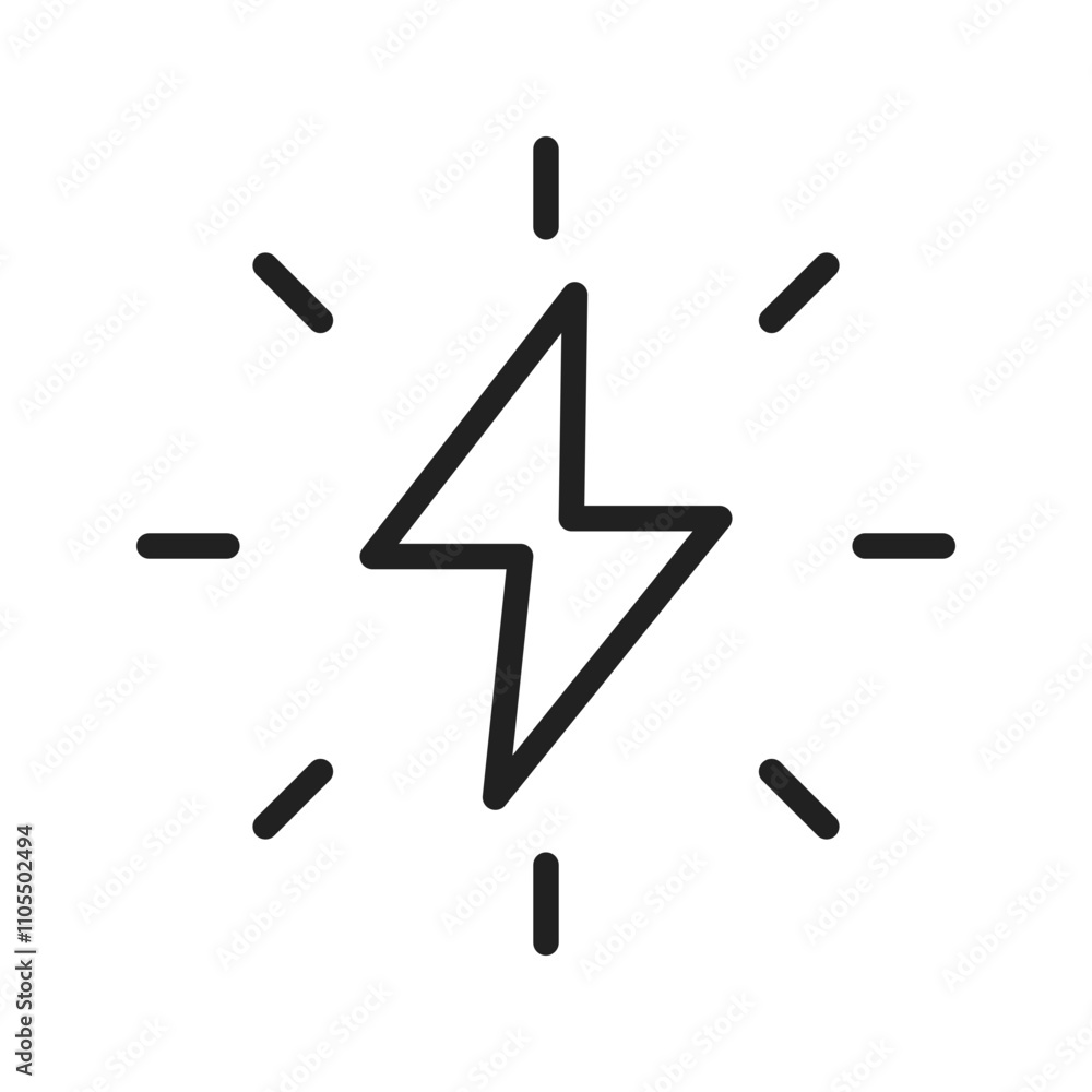 Power Icon vector image. Suitable for use on web apps, mobile apps, and print media. Power Icon vector image. Suitable for use on web apps, mobile apps, and print media.
