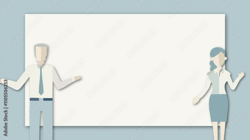 ホワイトボードの前に立つビジネスの人