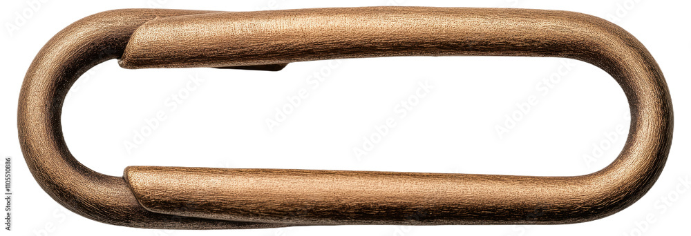 PNG Bronze metal carabiner lock PNG Bronze metal carabiner lock
