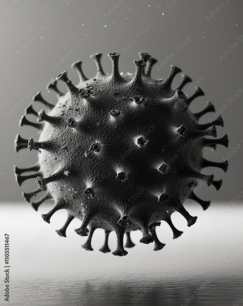 Fototapeta premium Viral Infection A CloseUp Look at the Enemy Within.