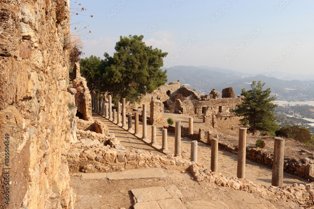 Fototapeta premium Syedra is an ancient city near the Alanya district of Antalya province. Turkey.