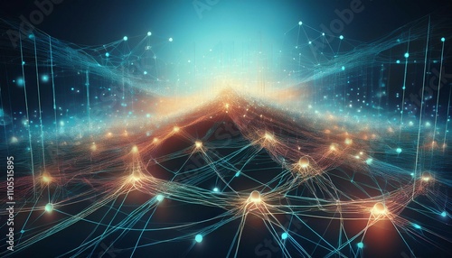 Wallpaper Mural exploring the complexities of network structures with interactive visualization Torontodigital.ca