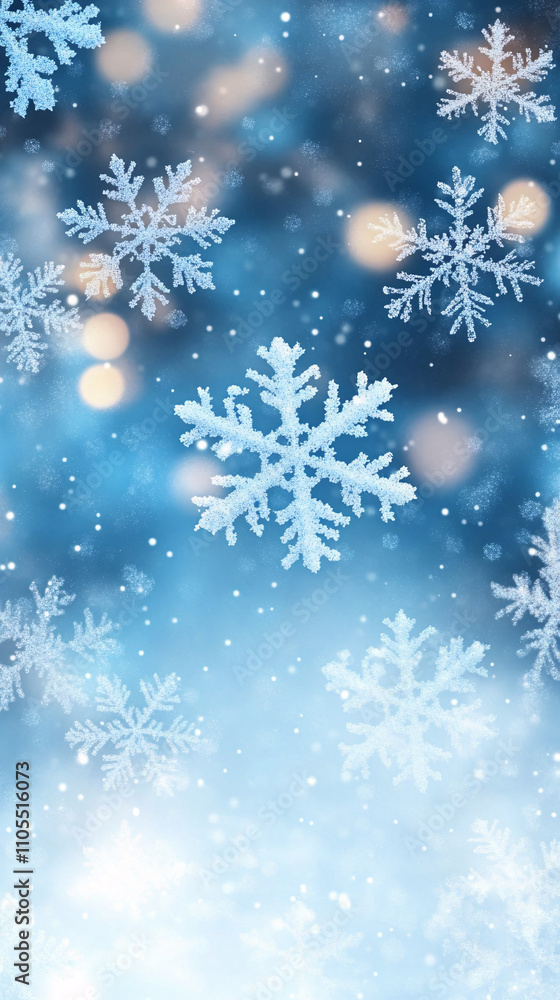 A serene winter wonderland background with soft snowflakes, ideal for holiday greetings, invitations, and seasonal designs, evoking peace and tranquility. A serene winter wonderland background with soft snowflakes, ideal for holiday greetings, invitations, and seasonal designs, evoking peace and tranquility.