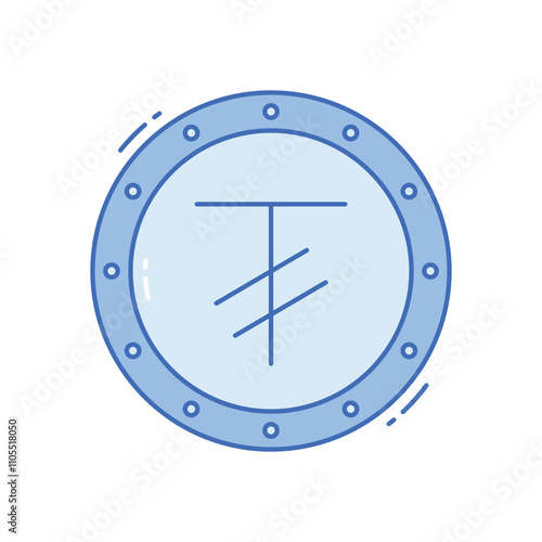 tugrik vector icon
