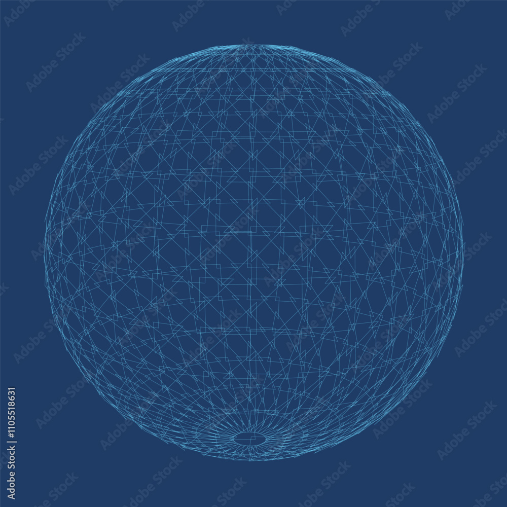 Abstract vector sphere. Futuristic technology wireframe mesh polygonal element. Connection Structure. Geometric Modern Technology Concept. Digital Data Visualization. Abstract vector sphere. Futuristic technology wireframe mesh polygonal element. Connection Structure. Geometric Modern Technology Concept. Digital Data Visualization.