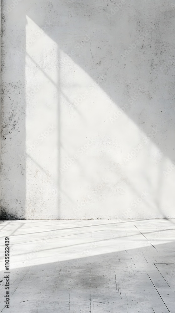 23. A whitewashed wall with subtle shadows, creating a large empty area in the center for text 23. A whitewashed wall with subtle shadows, creating a large empty area in the center for text