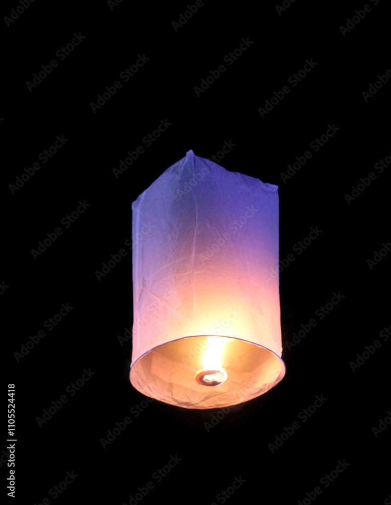 hot-air balloon into the sky at night. hot-air balloon into the sky at night.