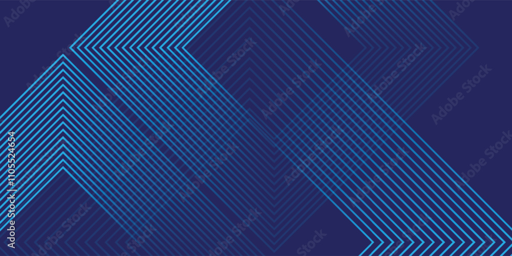 Abstract blue glowing geometric lines on dark blue background. illustration eps10 Abstract blue glowing geometric lines on dark blue background. illustration eps10