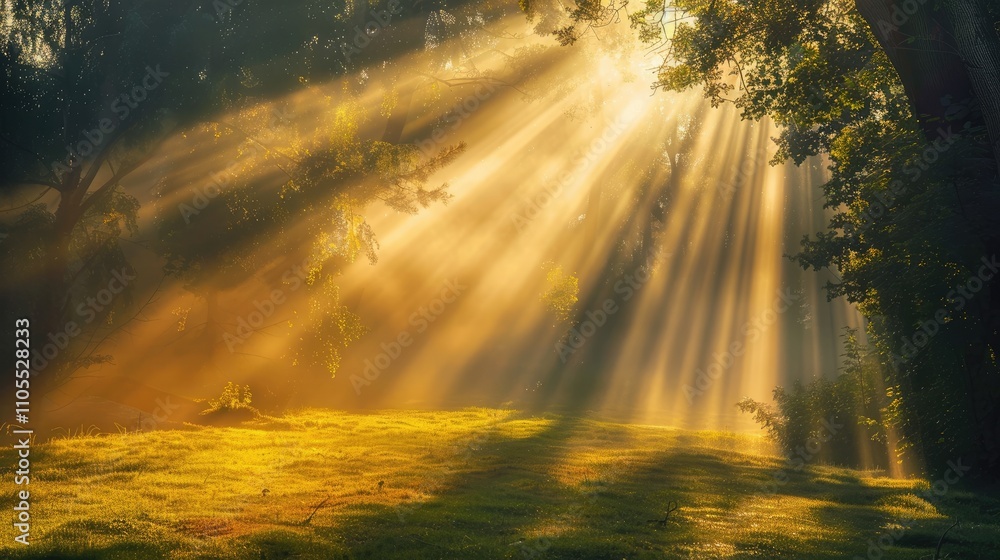 Unique photo of sunlight rays in the early morning Unique photo of sunlight rays in the early morning
