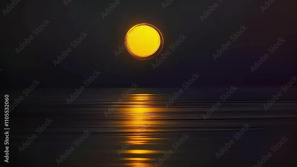 sunset over the sea, seamless looping sunset over the sea, seamless looping