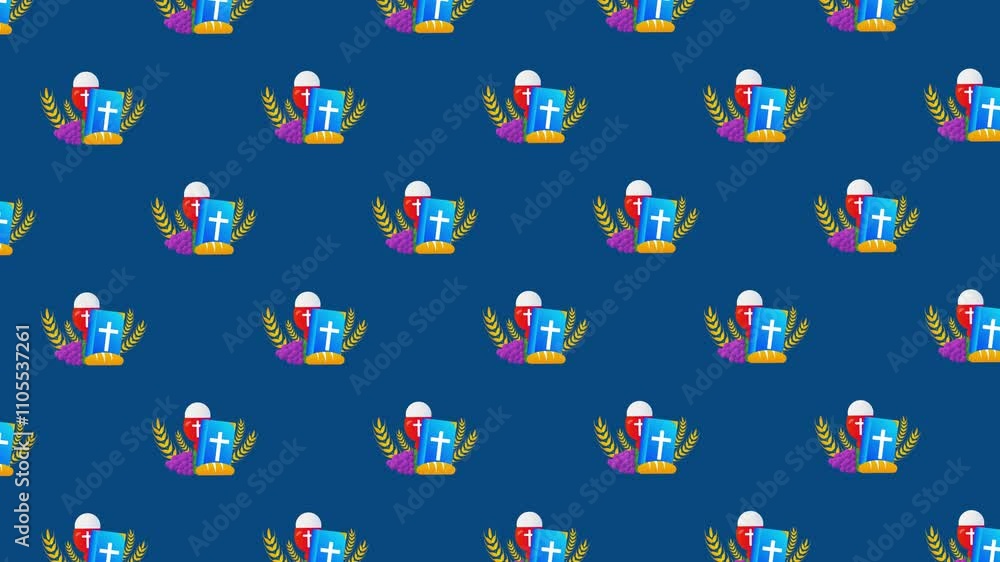 Holy Eucharist Animated Loop Background Holy Eucharist Animated Loop Background