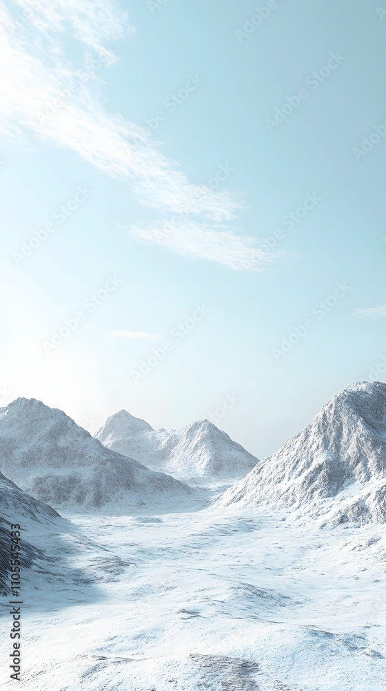 3. A serene mountain backdrop with an open sky and clear ground, offering a large central space for text 3. A serene mountain backdrop with an open sky and clear ground, offering a large central space for text