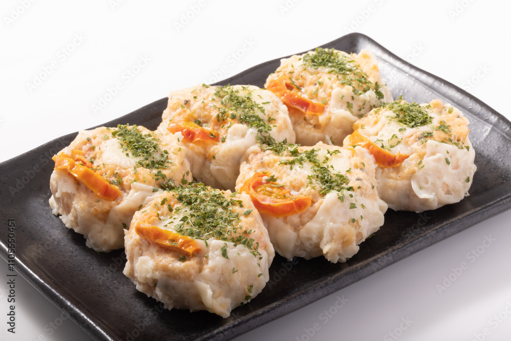トマトとモッツァレラチーズの鶏焼売 トマトとモッツァレラチーズの鶏焼売