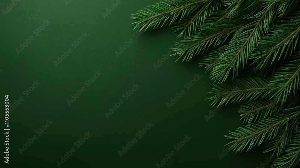 Lush evergreen fir tree branches forming a natural background, creating a serene and calming texture perfect for holiday-themed designs or winter celebrations Lush evergreen fir tree branches forming a natural background, creating a serene and calming texture perfect for holiday-themed designs or winter celebrations