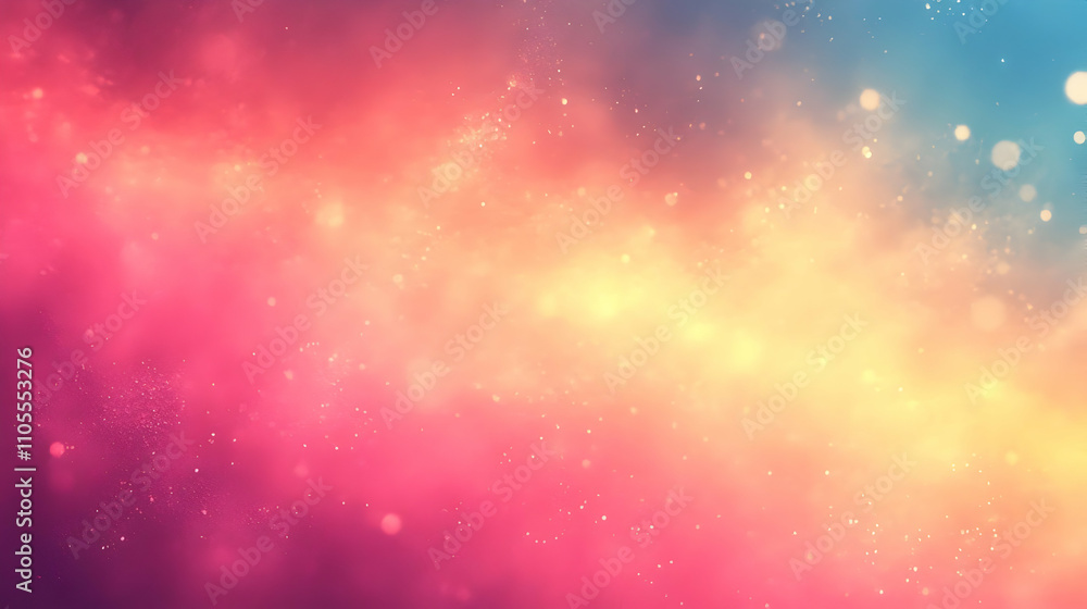 Glowing Particles Shimmer & Sparkle in Vibrant Hues Glowing Particles Shimmer & Sparkle in Vibrant Hues