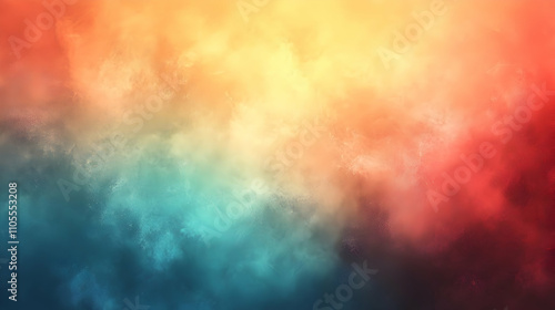 Wallpaper Mural Vibrant Hues: Abstract Color Blend Background Torontodigital.ca