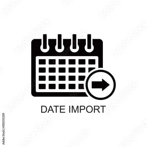 date import data icon , calender icon