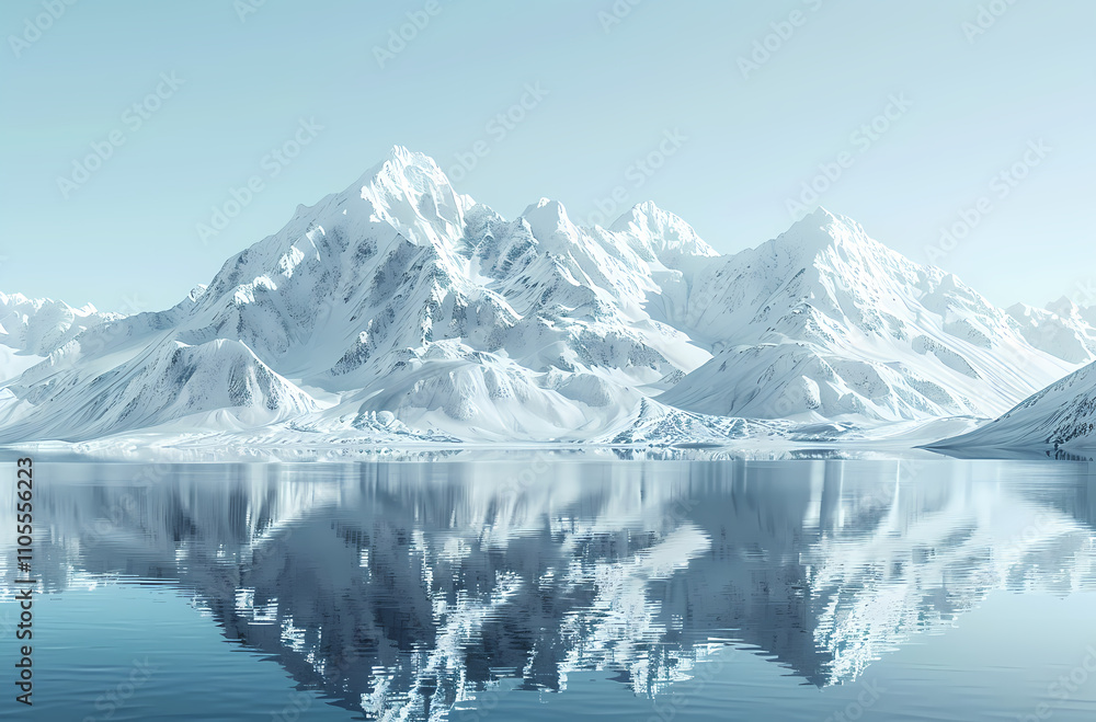 Fototapeta premium lake and mountains