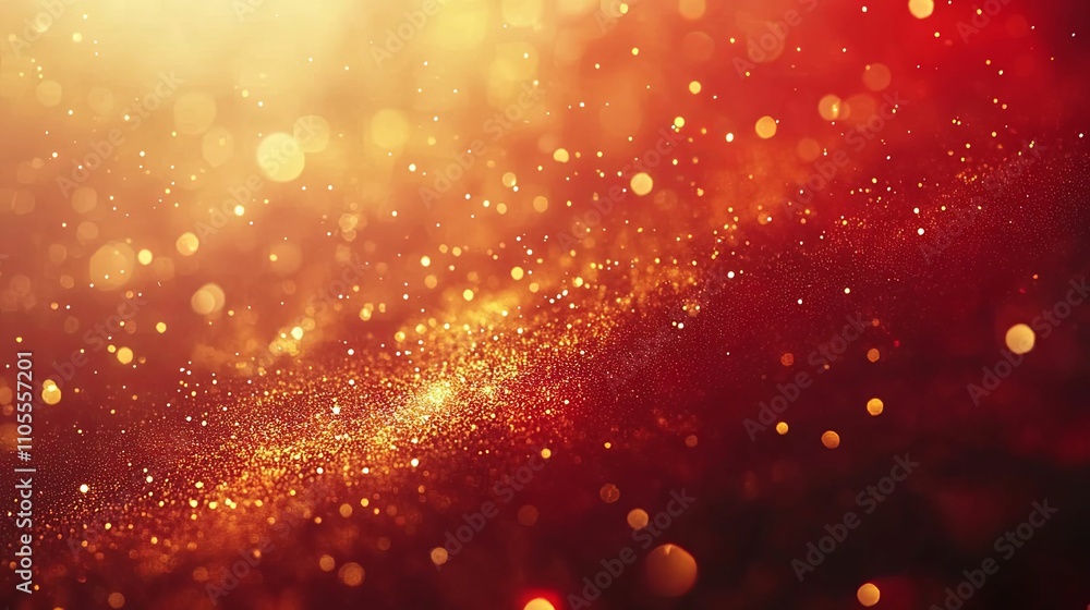 Red and Gold Glitter Abstract Background Red and Gold Glitter Abstract Background
