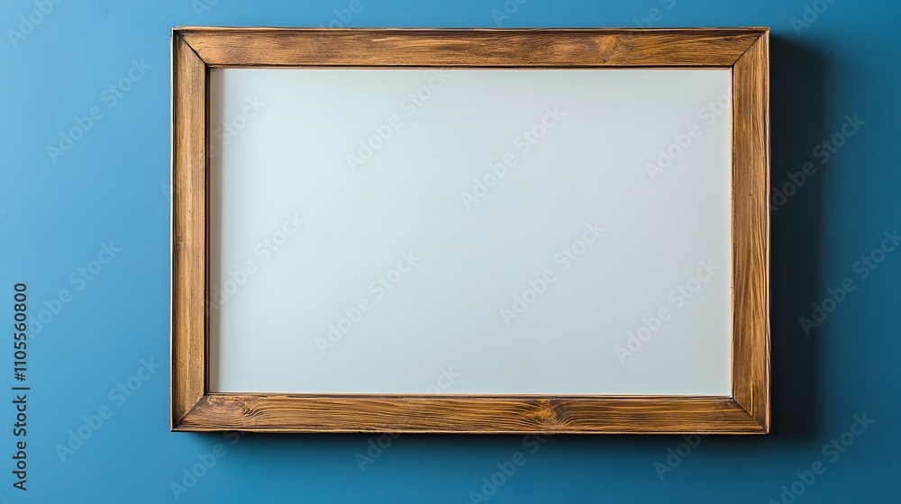 2. An empty whiteboard with a wooden frame and a clear open space in the middle 2. An empty whiteboard with a wooden frame and a clear open space in the middle
