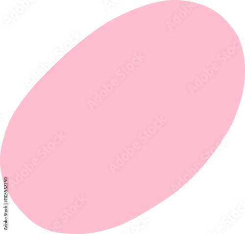 Abstract Smooth Oval Shape Design