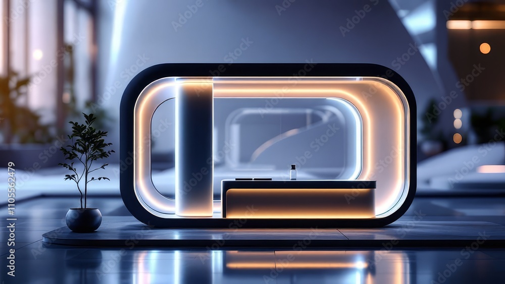 Clean lines, simple displays, modern kiosk design. Clean lines, simple displays, modern kiosk design.