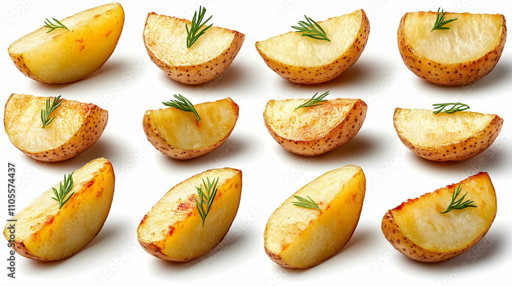 Crispy Roasted Potato Wedges Recipe: Seasoned & Delicious Crispy Roasted Potato Wedges Recipe: Seasoned & Delicious