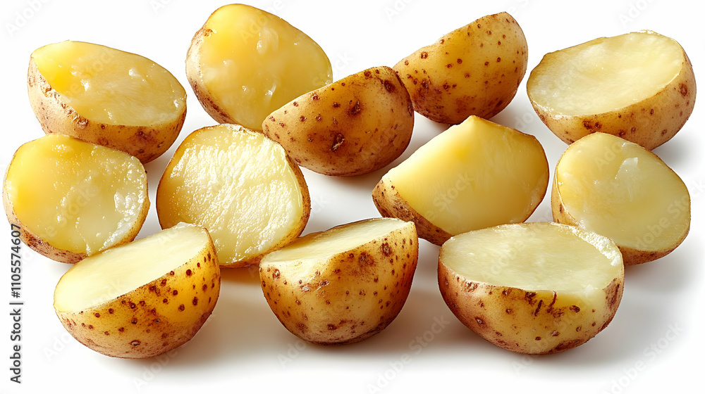 Baked Potatoes: Sliced, Golden, Delicious Treat Baked Potatoes: Sliced, Golden, Delicious Treat