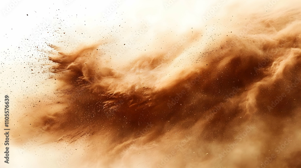 Dust Explosion: Brown Particles Explode Dynamically Dust Explosion: Brown Particles Explode Dynamically