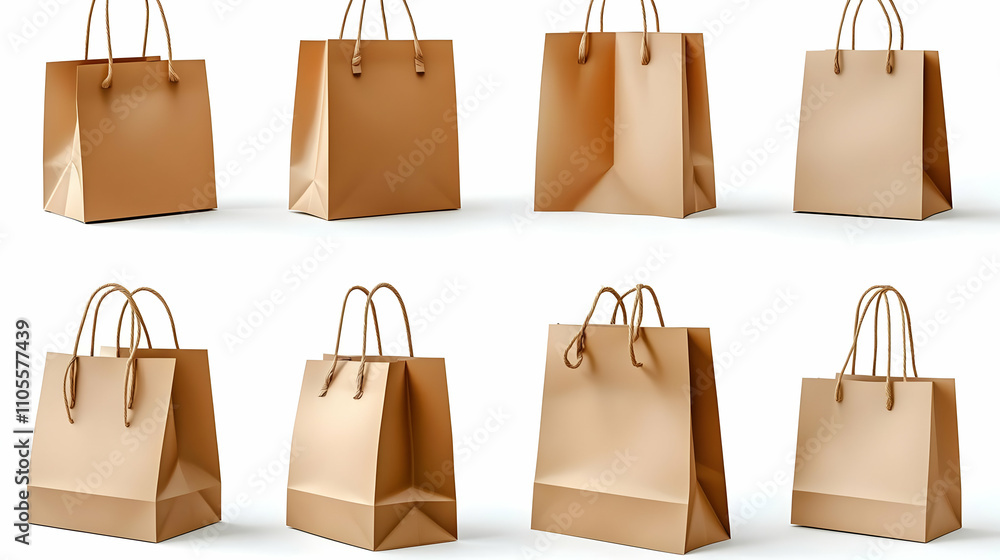 Kraft Paper Bags: Eco-Friendly Shopping Bags with Twine Handles, Reusable & Sustainable Packaging Kraft Paper Bags: Eco-Friendly Shopping Bags with Twine Handles, Reusable & Sustainable Packaging