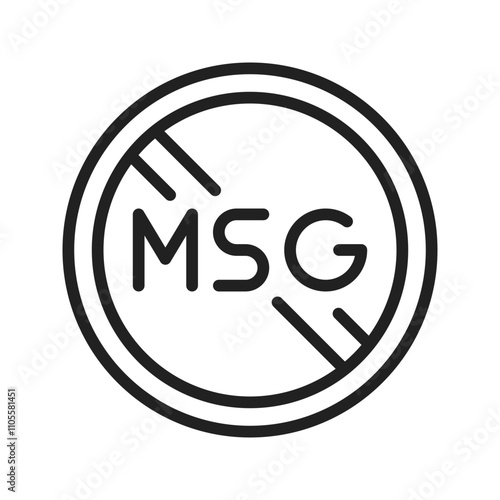 Msg Icon vector image. Suitable for use on web apps, mobile apps, and print media.