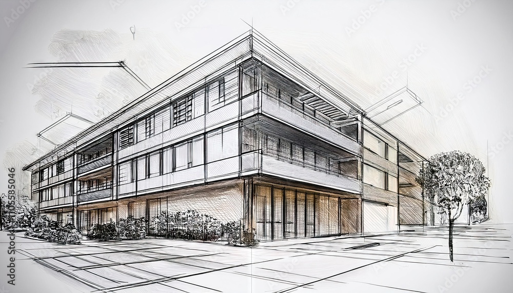architectural concept sketch architectural concept sketch