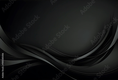 Wallpaper Mural black wave abstact background texture Torontodigital.ca