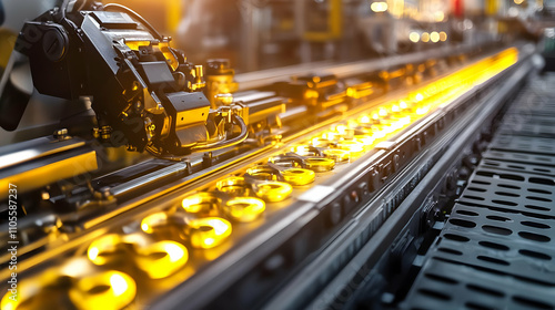 Industrial Manufacturing Process Photo: Automated Assembly Line