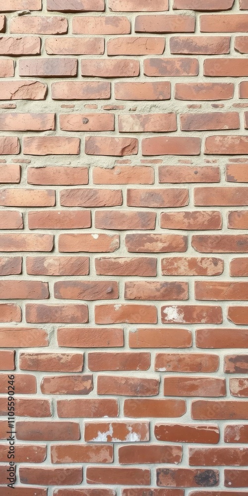 Rough and weathered red brick wall pattern for background or texture, decay Rough and weathered red brick wall pattern for background or texture, decay