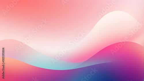 Colorful gradient abstract background with soft pastel blending smooth transitions.