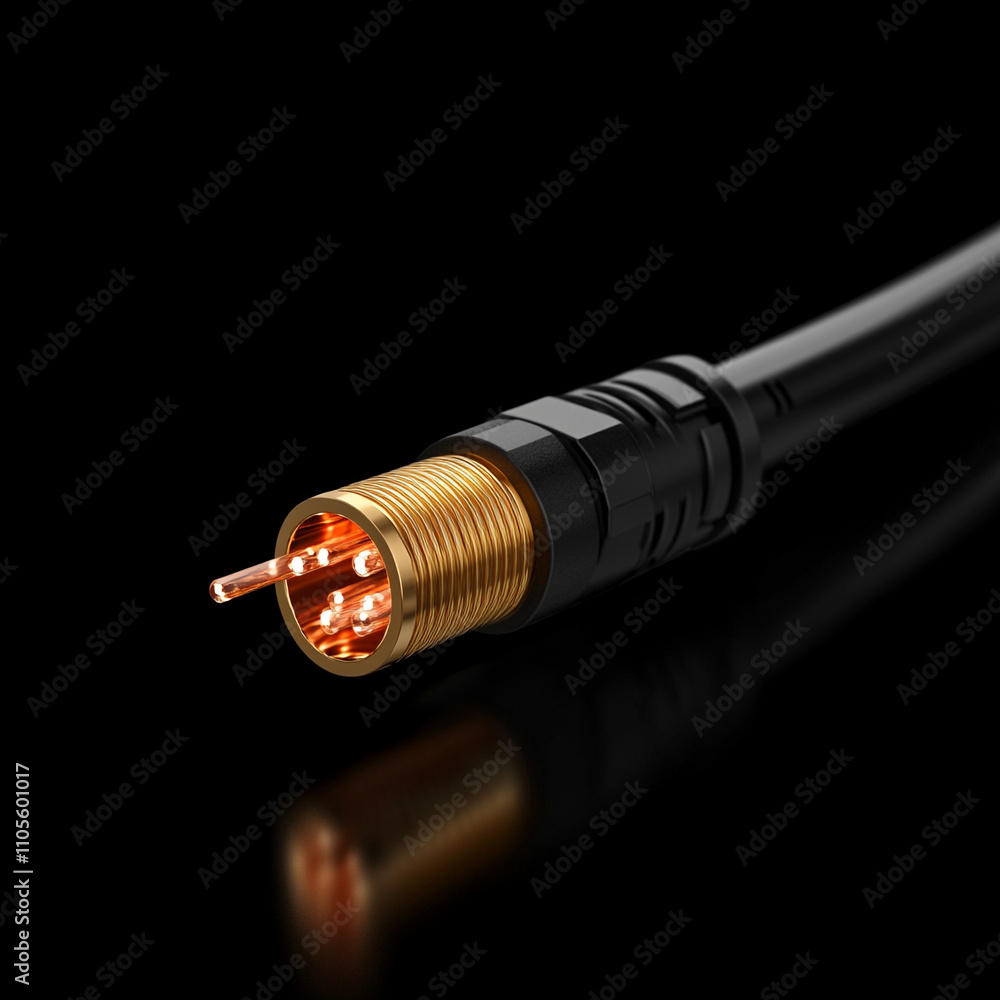 Ai generate electric connection exploration technology lab image capture dark environment close-up viewpoint Ai generate electric connection exploration technology lab image capture dark environment close-up viewpoint