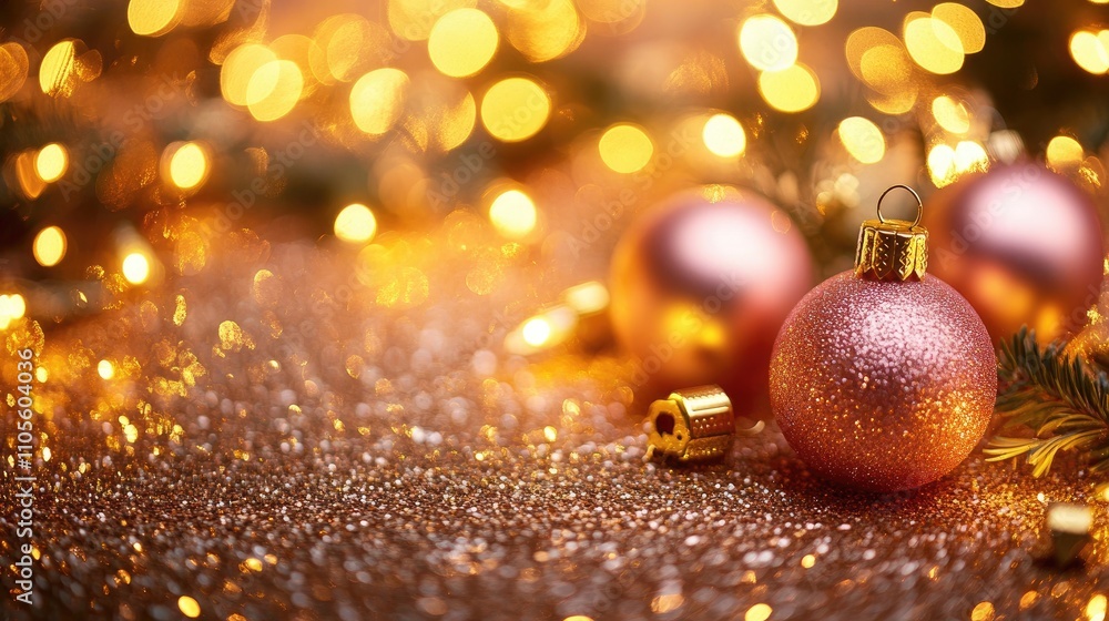 Golden holiday bokeh lights: Soft pink and gold bokeh on a warm backdrop create a luxurious yet festive look, ideal for Christmas and holiday product displays. Golden holiday bokeh lights: Soft pink and gold bokeh on a warm backdrop create a luxurious yet festive look, ideal for Christmas and holiday product displays.