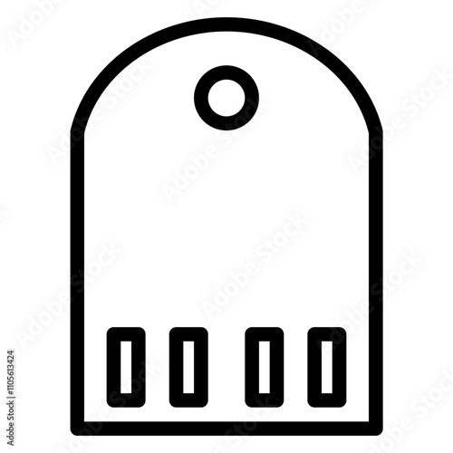 Delivery Shop Tag Line Icon