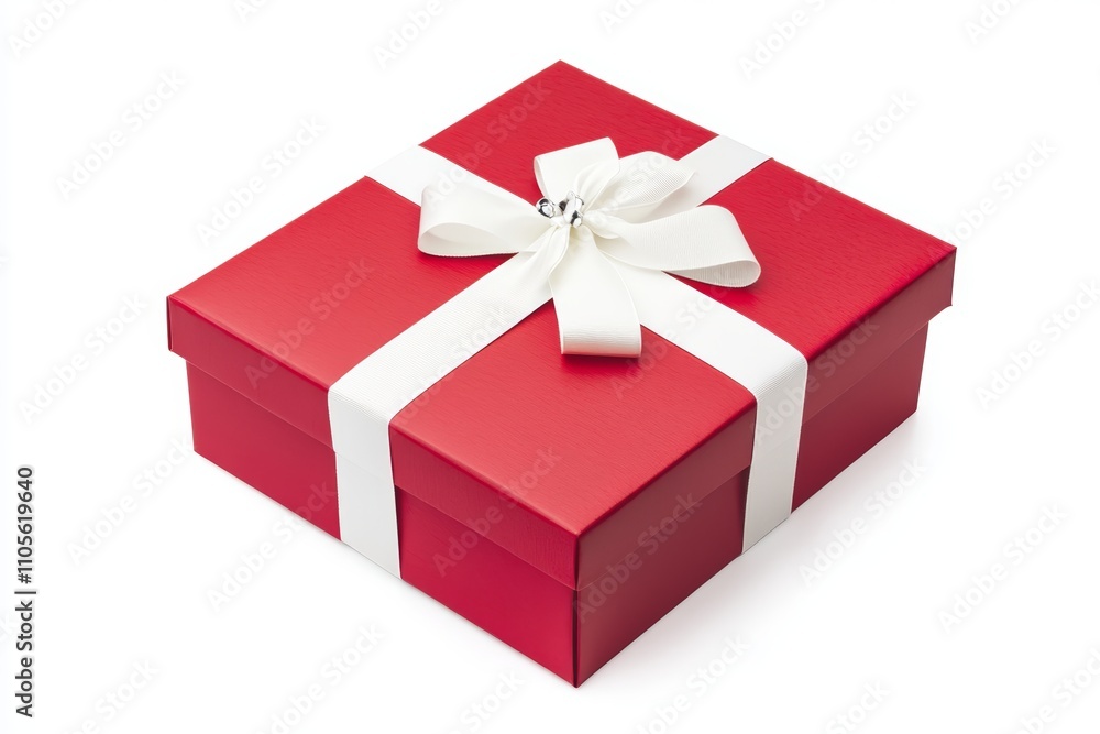 Large rectangular box isolated on a white background